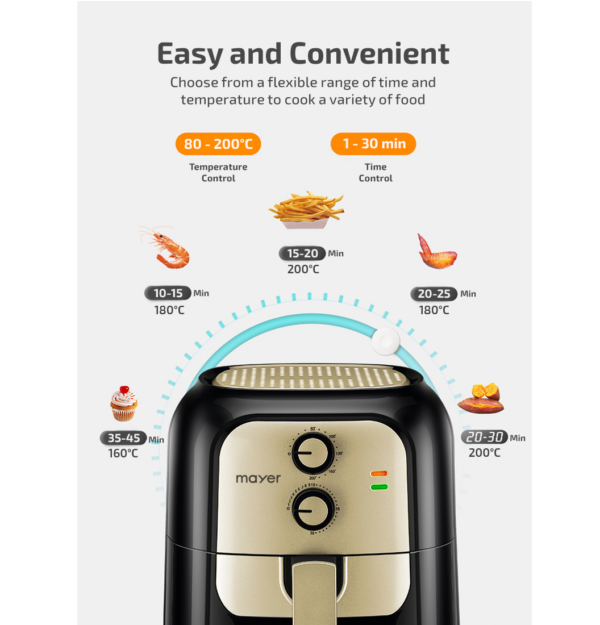 MAYER AIR FRYER MMAF505 5.50L