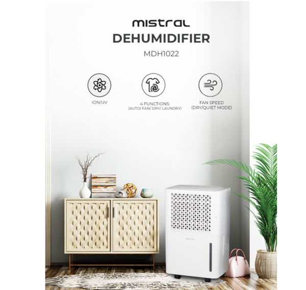 MISTRAL DEHUMIDIFIER MDH1022 10L